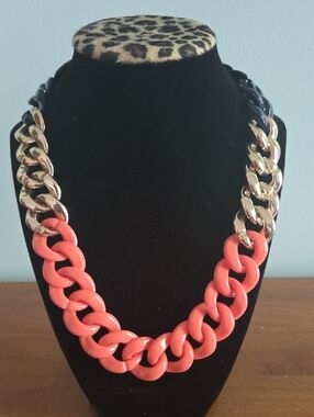 Aldo Tri Color Chain Necklace